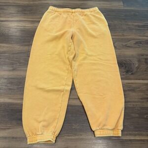 Tna Aritzia Sweatpants Womens Small Orange Cozy Fleece Mega Joggers Lounge